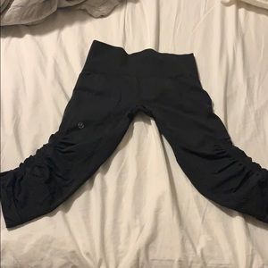 Lulu seamless crop leggings